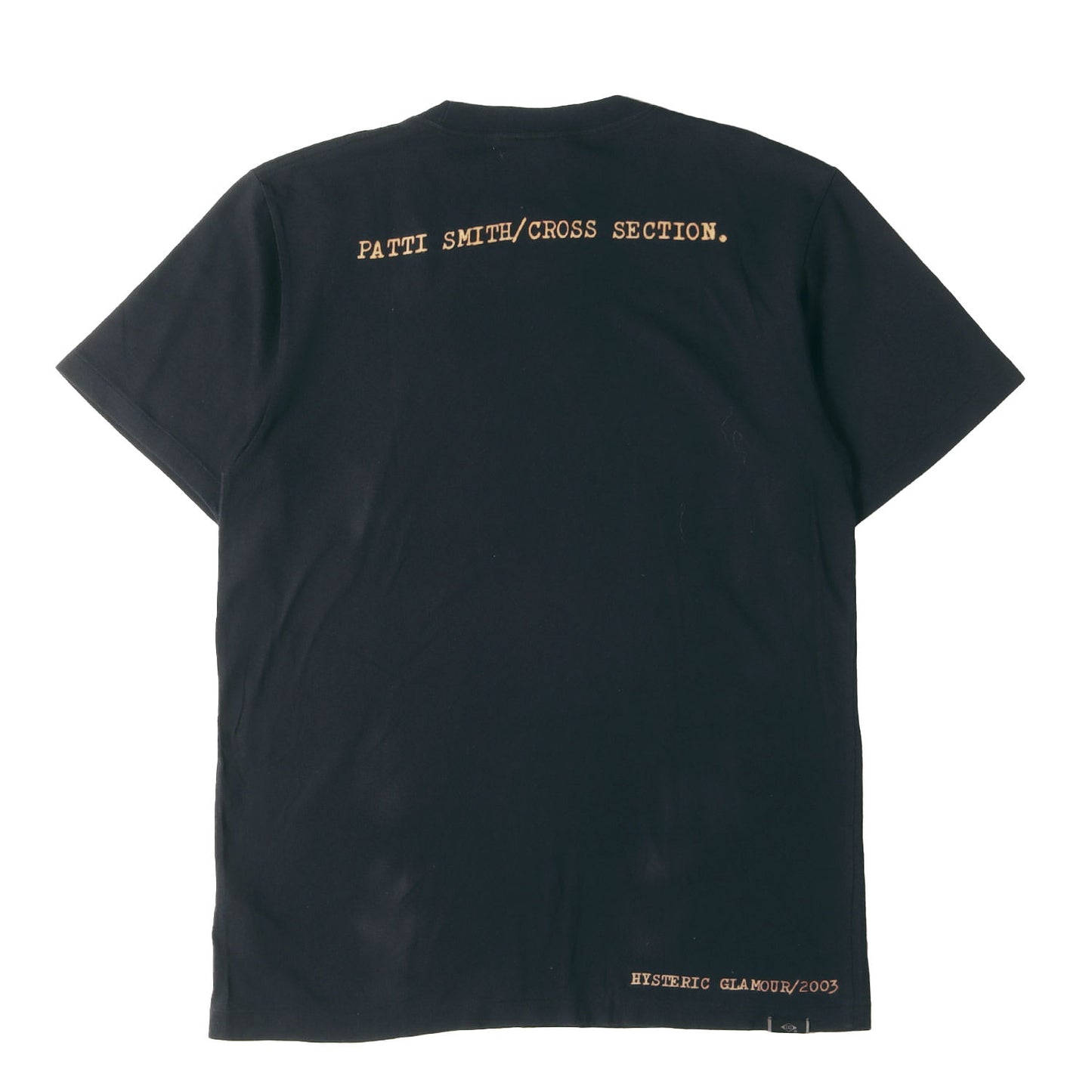 00s × Patti Smith CROSS SECTION 写真集 発売記念 フォト Tシャツ (4CT-1962)