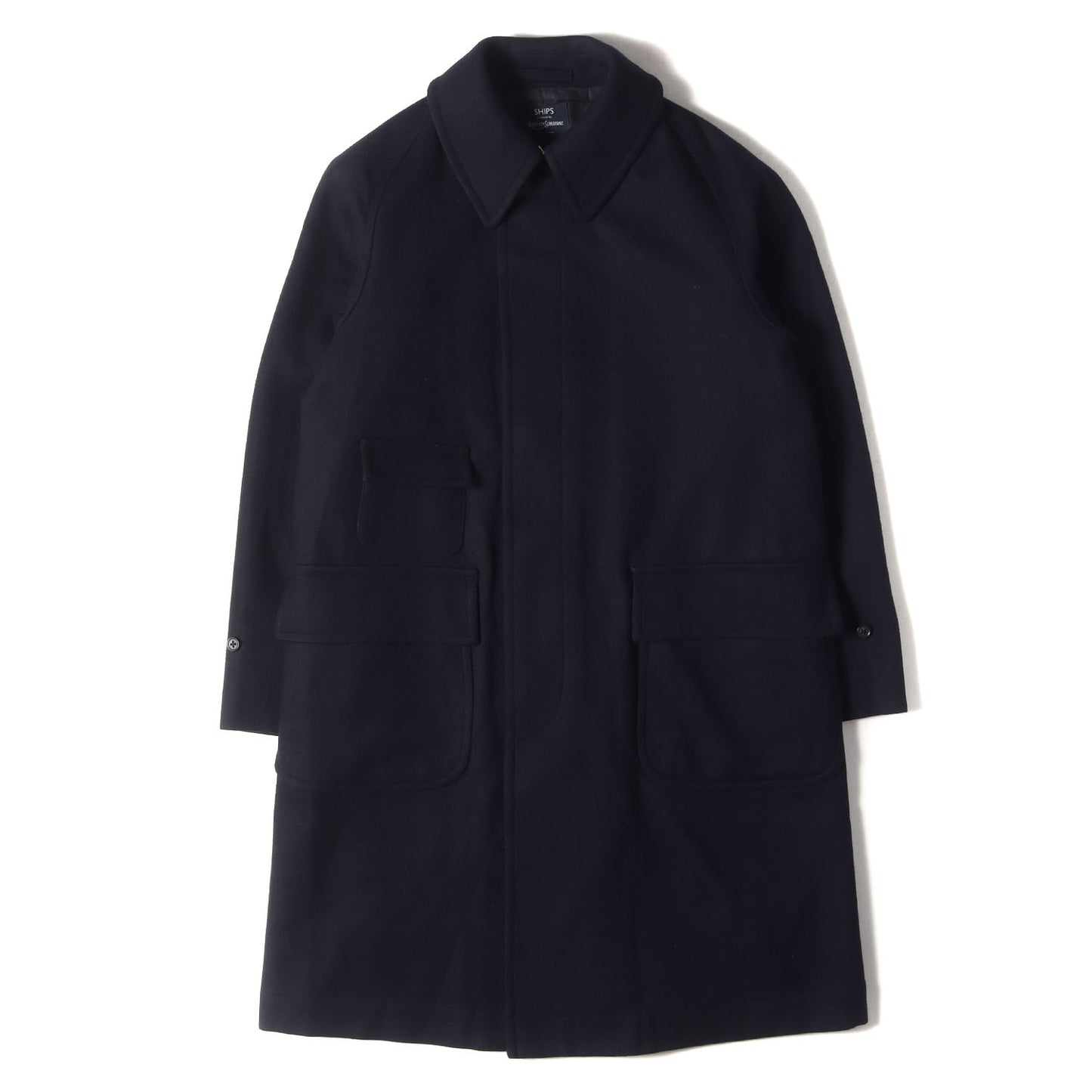 × SHIPS メルトン ステンカラー コート (MELTON TRAVELLER COAT KS X SHIPS X COO1)