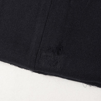 ツータック ウール テーパード スラックス パンツ