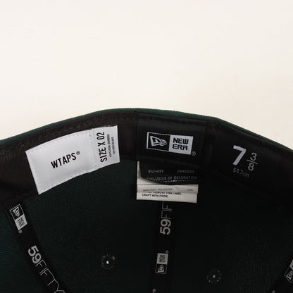 24SS × NEW ERA WTロゴ 刺繍 ベースボールキャップ(59FIFTY LOW PROFILE / CAP / POLY. TWILL)