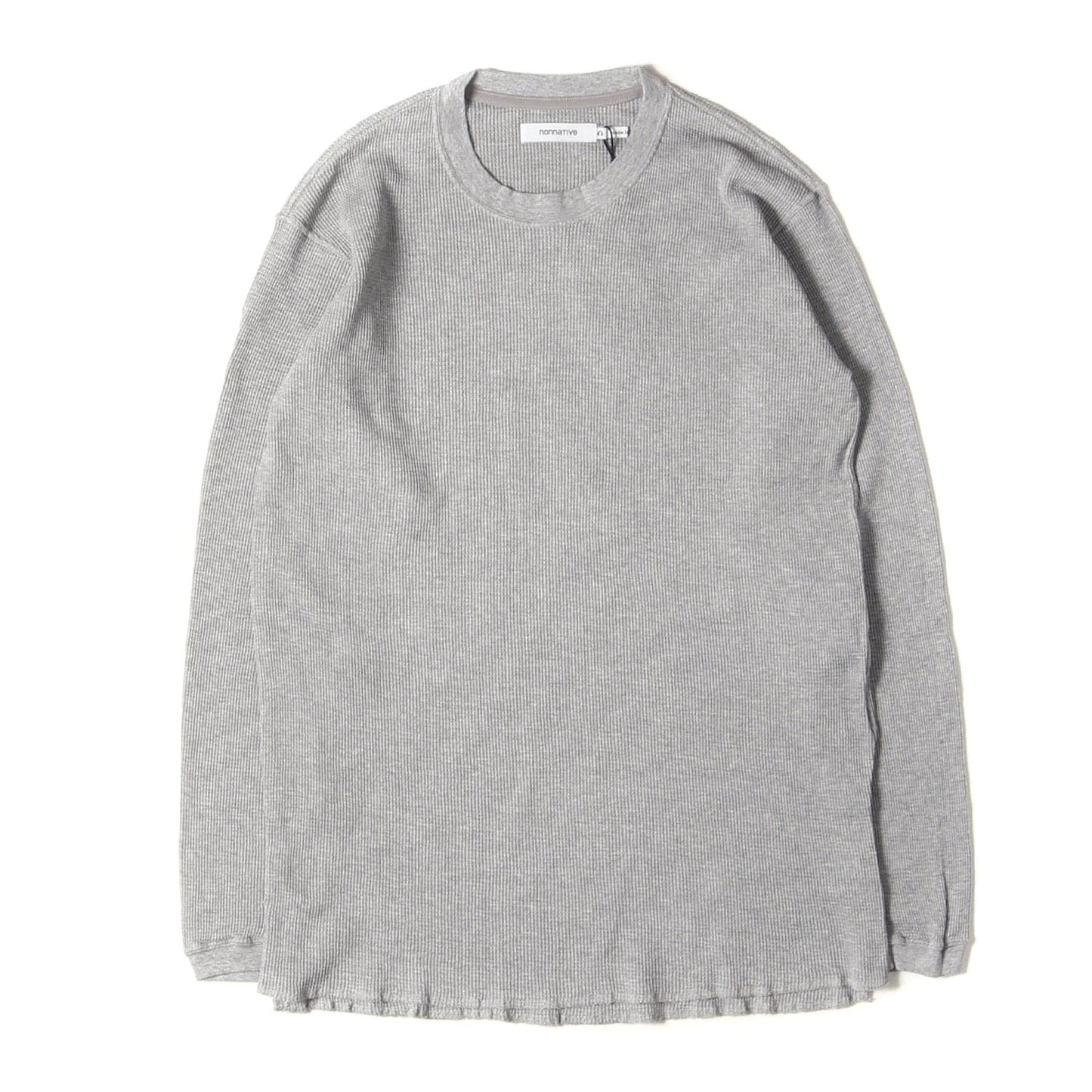 22AW ワッフルサーマル ロングスリーブ カットソー (DWELLER L/S TEE COTTON THERMAL OVERDYED VW NN-C4109)