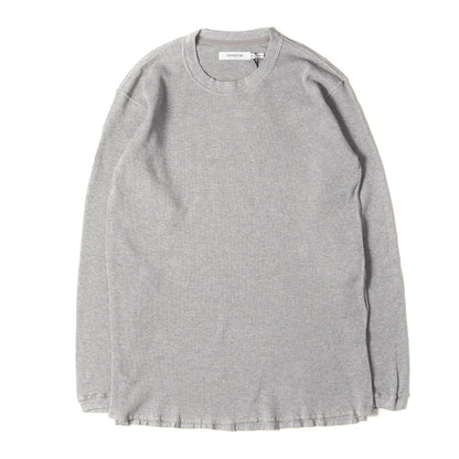 22AW ワッフルサーマル ロングスリーブ カットソー (DWELLER L/S TEE COTTON THERMAL OVERDYED VW NN-C4109)