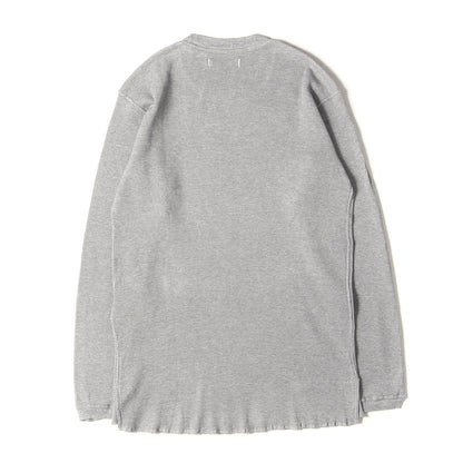 22AW ワッフルサーマル ロングスリーブ カットソー (DWELLER L/S TEE COTTON THERMAL OVERDYED VW NN-C4109)