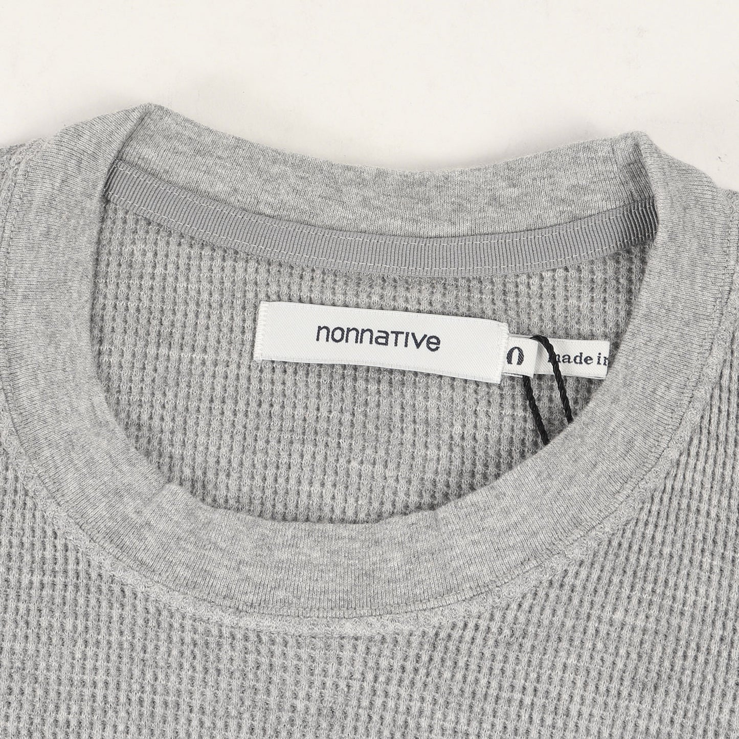 22AW ワッフルサーマル ロングスリーブ カットソー (DWELLER L/S TEE COTTON THERMAL OVERDYED VW NN-C4109)