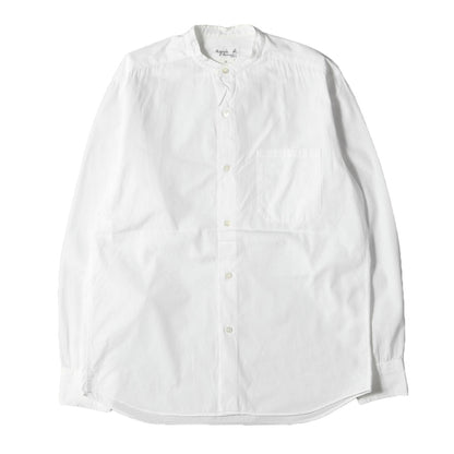 スタンドカラー ブロード ドレス シャツ / homme. MADE IN JAPAN