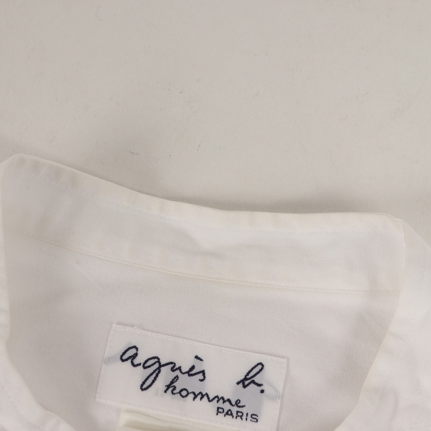 スタンドカラー ブロード ドレス シャツ / homme. MADE IN JAPAN
