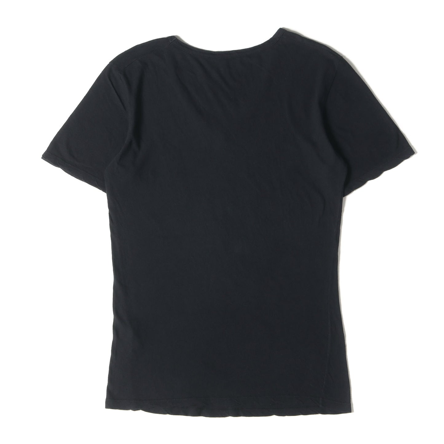 コットン/リネン プレーン Vネック Tシャツ