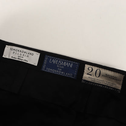 PILGRIM × LARUSMIANI リネン テーパード スラックスパンツ