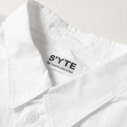 24SS レギュラーカラー ブロード ルーズフィット ドレス シャツ (100/2 BROAD REGULAR COLLAR LOOSE FIT SHIRT UU-B35-080)