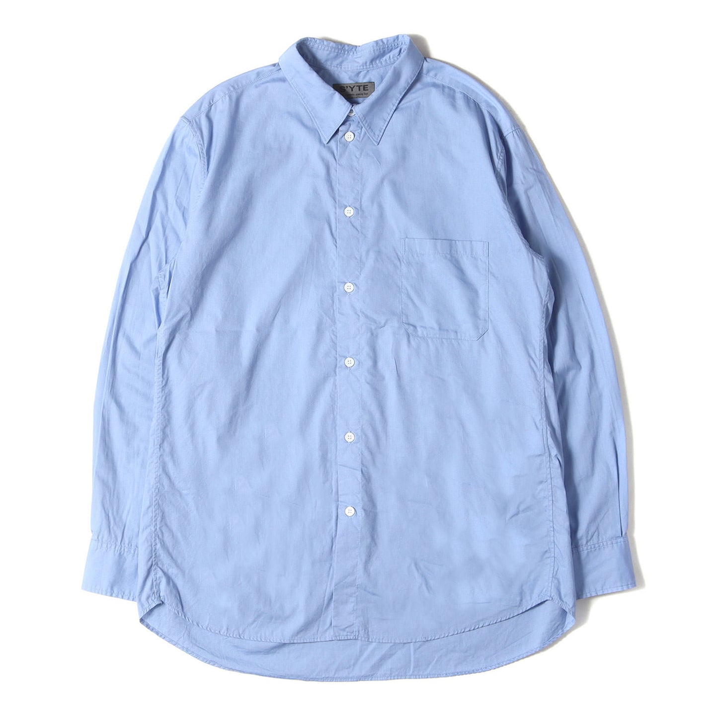24SS レギュラーカラー ブロード ルーズフィット ドレス シャツ (BROAD REGULAR COLLAR LOOSE FIT SHIRT UU-B35-078)