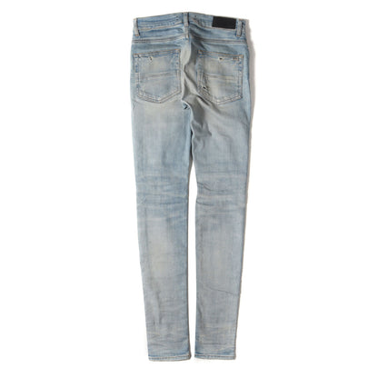 ヴィンテージ リペア 加工 ストレッチ スキニー デニム パンツ