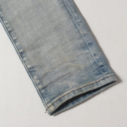 ヴィンテージ リペア 加工 ストレッチ スキニー デニム パンツ