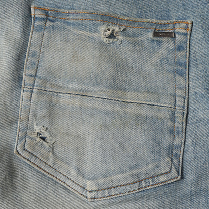 ヴィンテージ リペア 加工 ストレッチ スキニー デニム パンツ