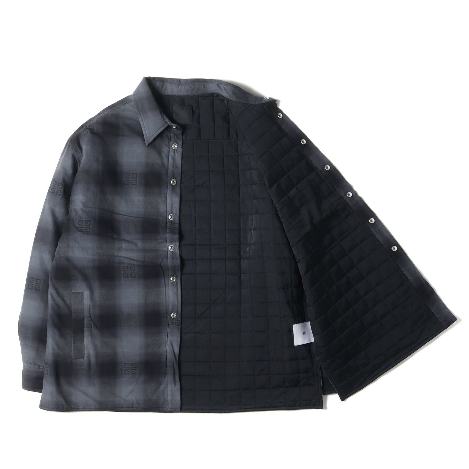 GIVENCHY (ジバンシィ) 22AW 4G モノグラム オンブレチェック パテッド シャツ (BM60TQ13R9) -  ブランド古着の通販・買取 | BEEGLE by Boo-Bee