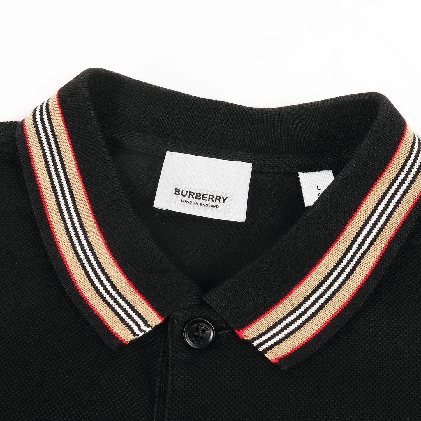 20SS 襟ライン コットン鹿の子 ポロシャツ