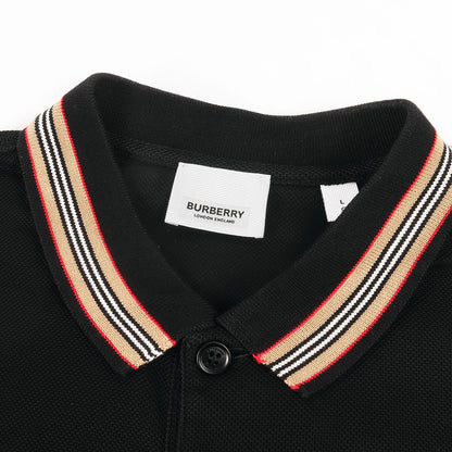 20SS 襟ライン コットン鹿の子 ポロシャツ