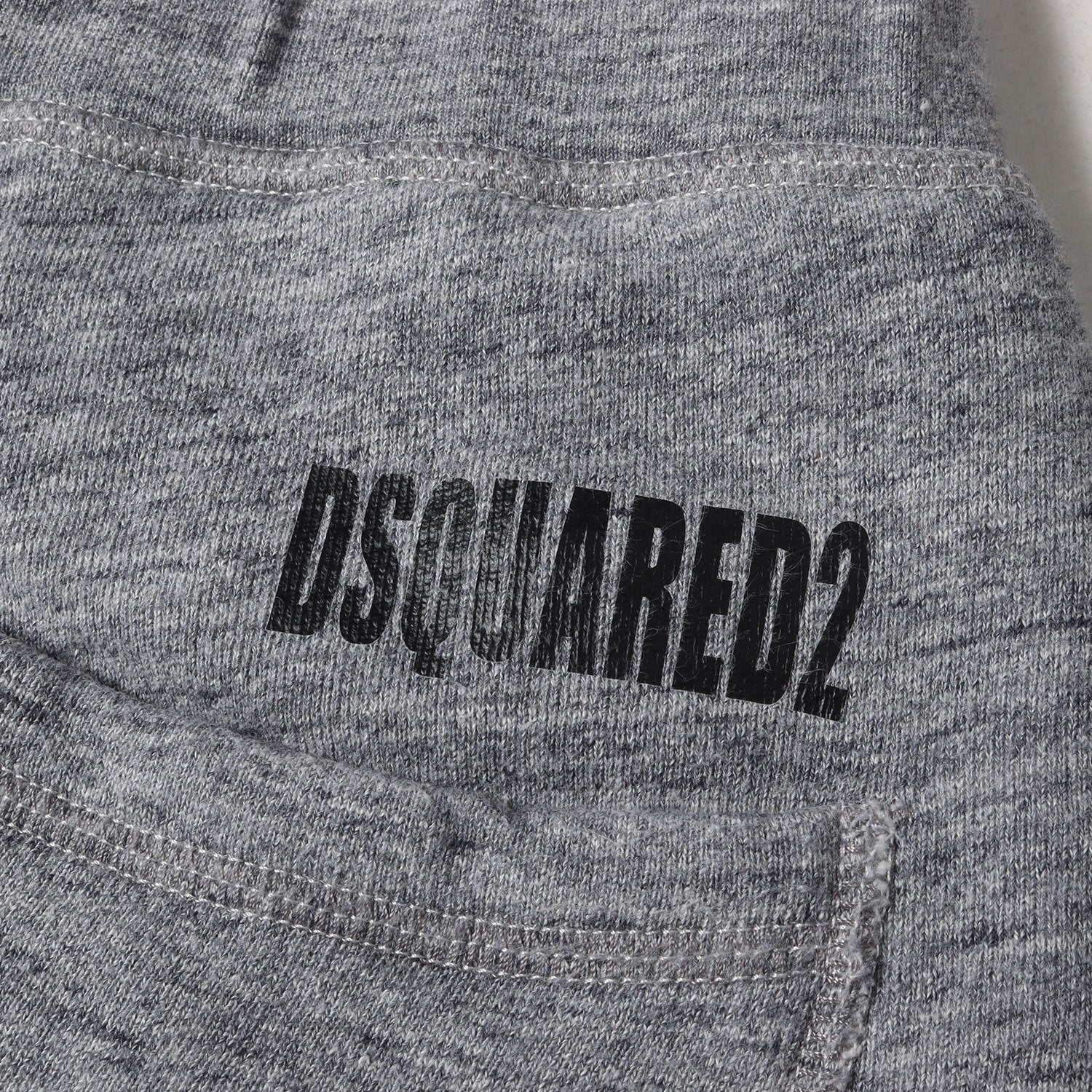DSQUARED2 / 21AWバックロゴプリントメランジスウェットパンツ/L/--/GRY/無地/S74KB0574 DSQUARED2 (ディースクエアード) 21AW バックロゴ プリント メランジ