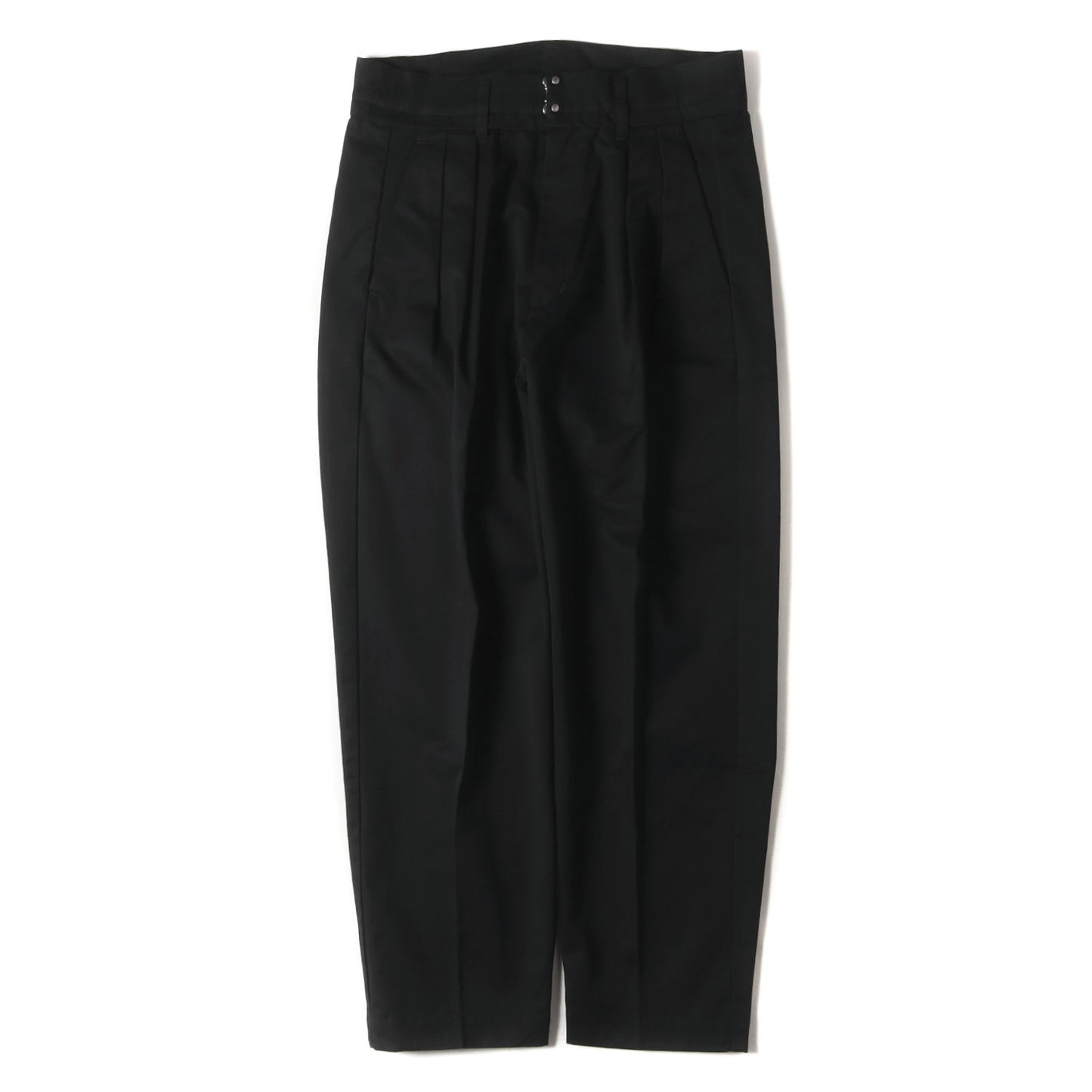 備前高密度コットンギャバ ワイド テーパード パンツ (KP03-017) / KAZUYUKI KUMAGAI