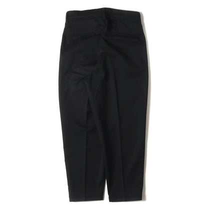 備前高密度コットンギャバ ワイド テーパード パンツ (KP03-017) / KAZUYUKI KUMAGAI