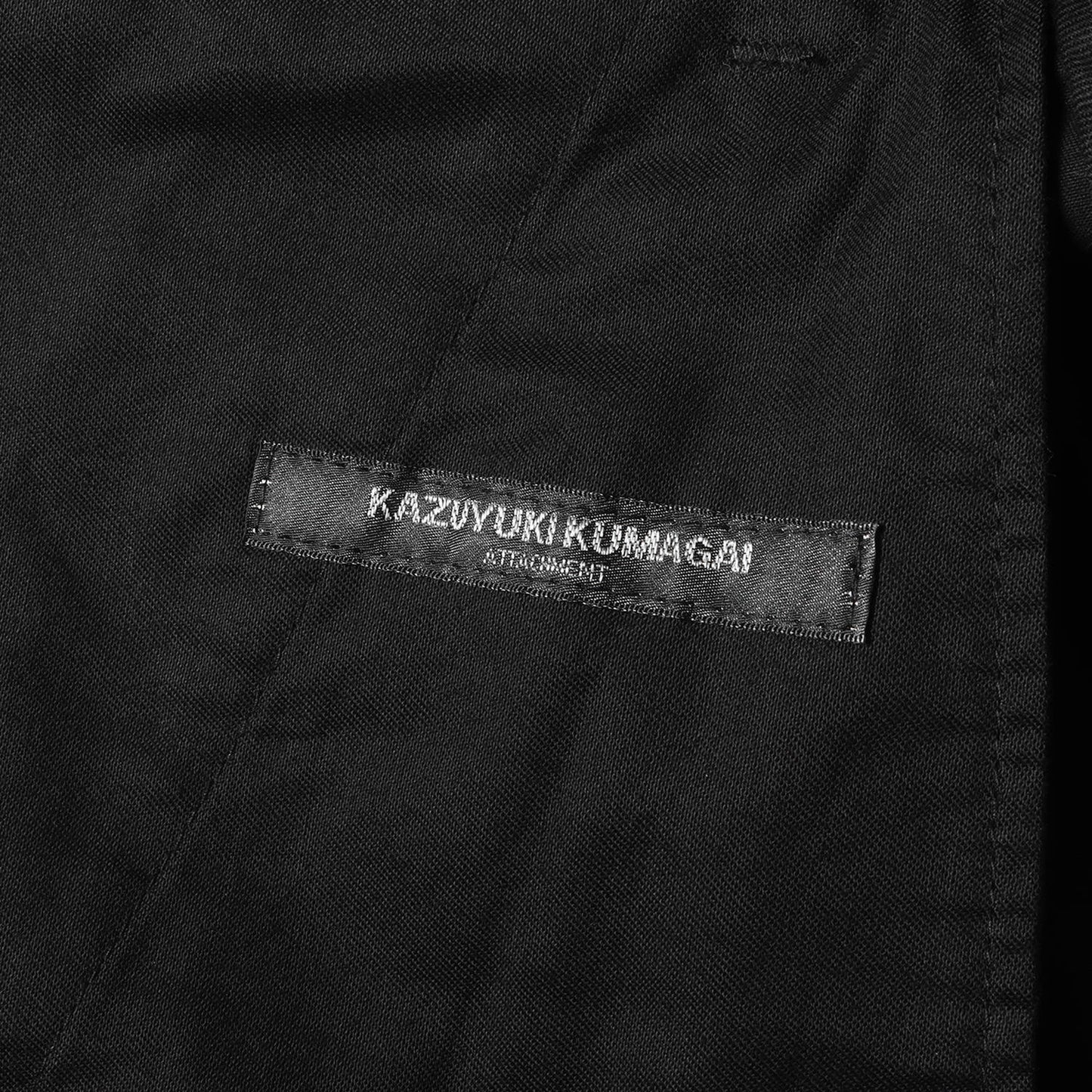 備前高密度コットンギャバ ワイド テーパード パンツ (KP03-017) / KAZUYUKI KUMAGAI