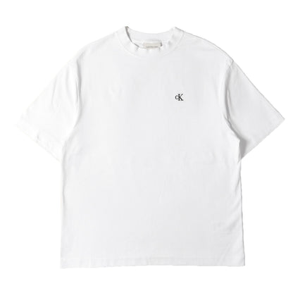 24SS ワンポイント ck ロゴ 刺繍 Tシャツ (SS RLAXED ARCHIVE TEE 40HM229) / Jeans