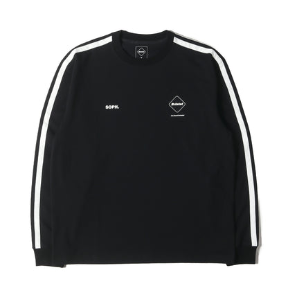 24AW バギーシルエット スリーブライン ロングスリーブ Tシャツ(LINE TEAM L/S BAGGY TEE FCRB-24203)