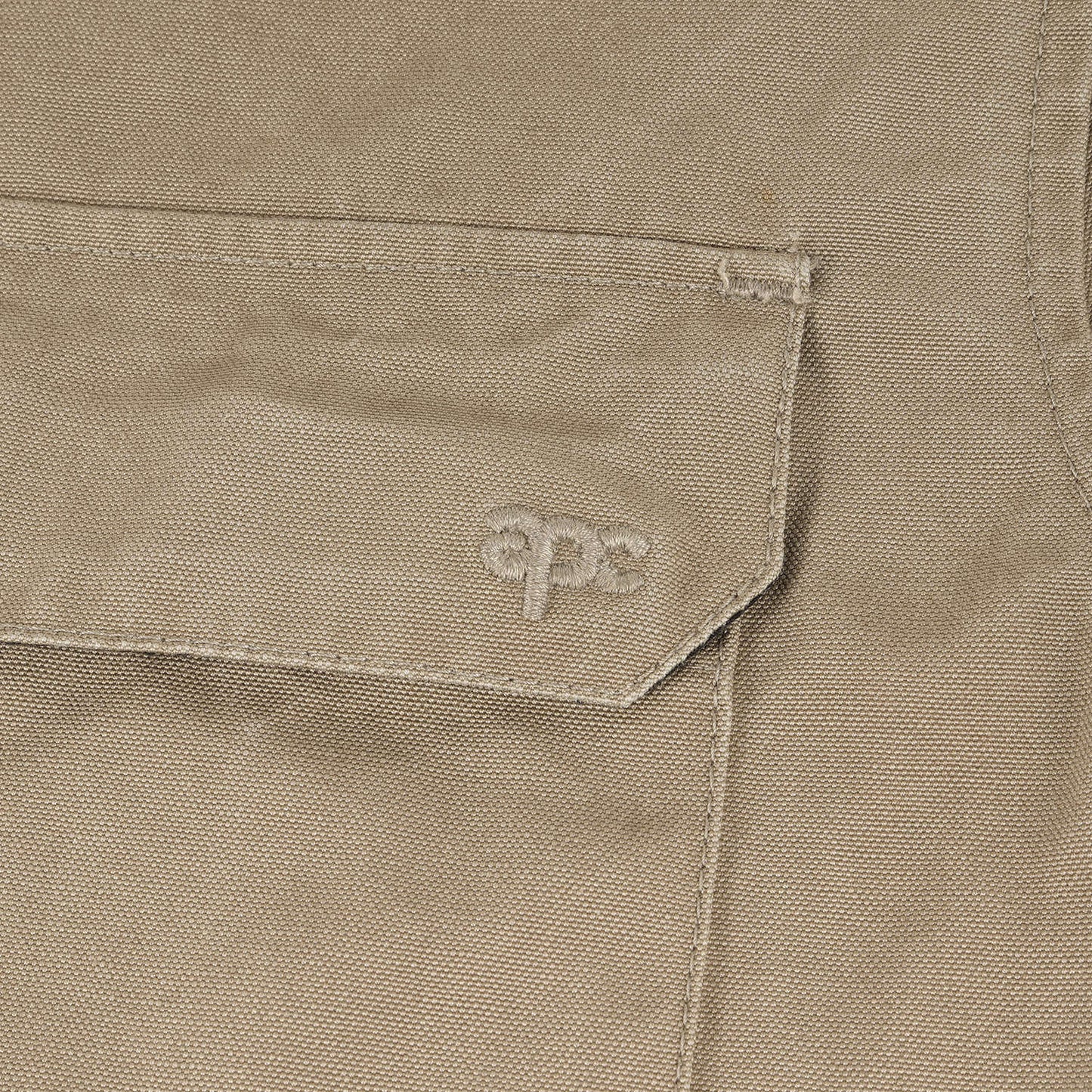 90s - 00s イーストバイウエスト期 ワンポイント ロゴ 刺繍 ハイネック ジップアップ ミリタリー ジャケット