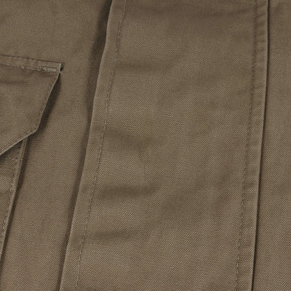 90s - 00s イーストバイウエスト期 ワンポイント ロゴ 刺繍 ハイネック ジップアップ ミリタリー ジャケット