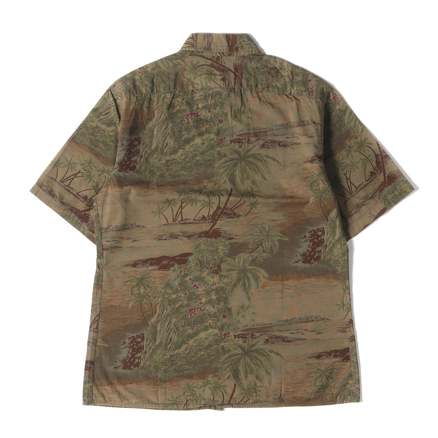 90s - 00s イーストバイウエスト期 ボタニカル ボタンダウン 半袖 シャツ / MADE IN FRANCE