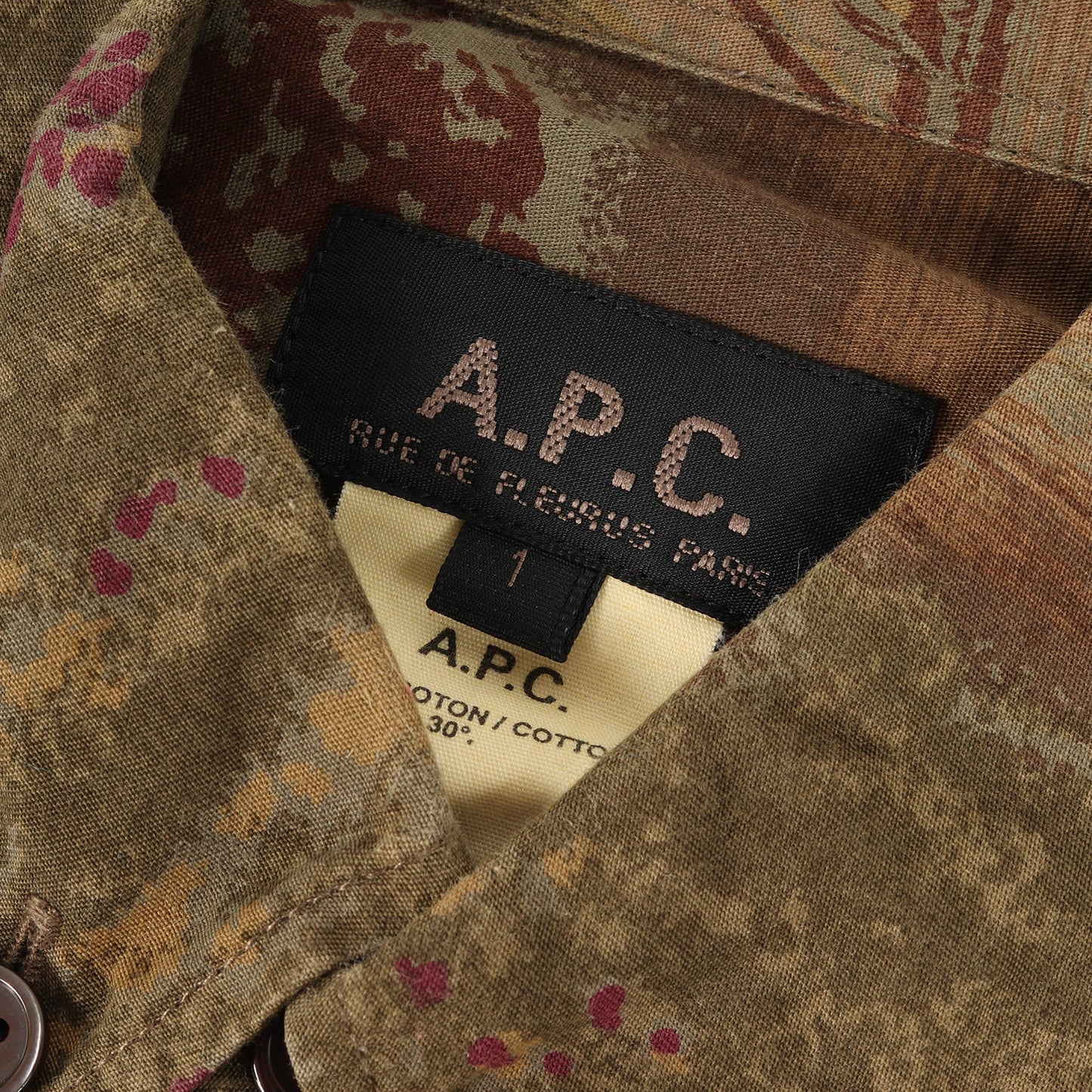 90s - 00s イーストバイウエスト期 ボタニカル ボタンダウン 半袖 シャツ / MADE IN FRANCE