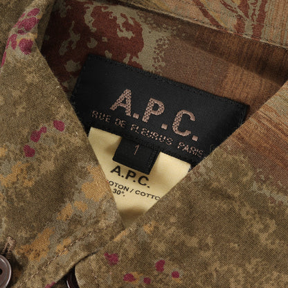 90s - 00s イーストバイウエスト期 ボタニカル ボタンダウン 半袖 シャツ / MADE IN FRANCE