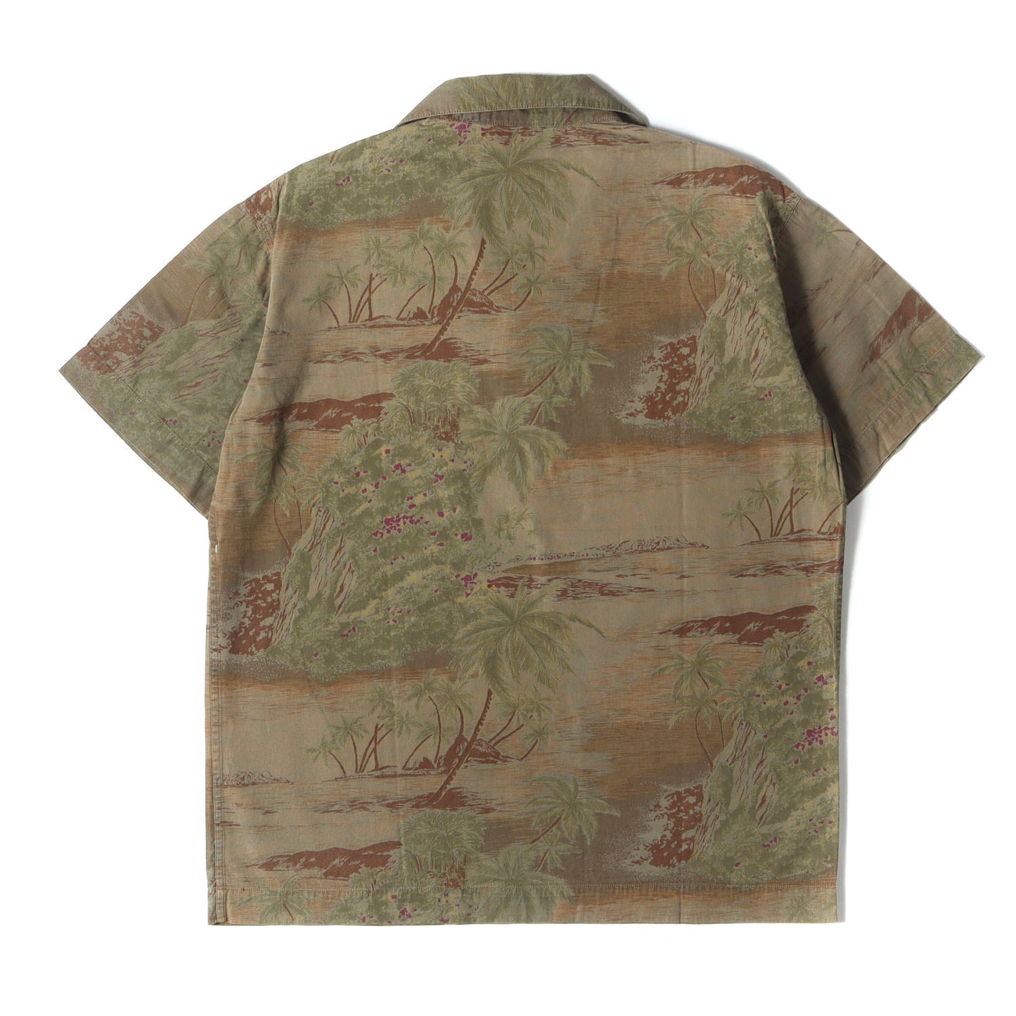 90s - 00s イーストバイウエスト期 ボタニカル オープンカラー プルオーバー 半袖 シャツ