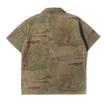 90s - 00s イーストバイウエスト期 ボタニカル オープンカラー プルオーバー 半袖 シャツ