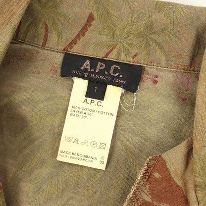 90s - 00s イーストバイウエスト期 ボタニカル オープンカラー プルオーバー 半袖 シャツ