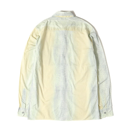 90s - 00s イーストバイウエスト期 クロコダイル プリント ドレスシャツ / MADE IN FRANCE