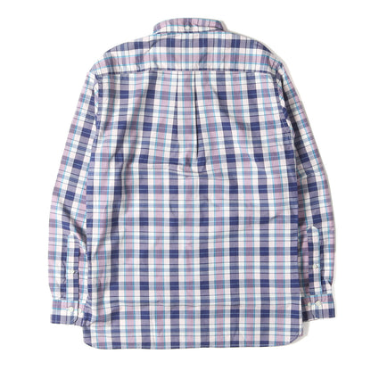 マドラスチェック ブロード ボタンダウン ドレス シャツ / Red Fleece