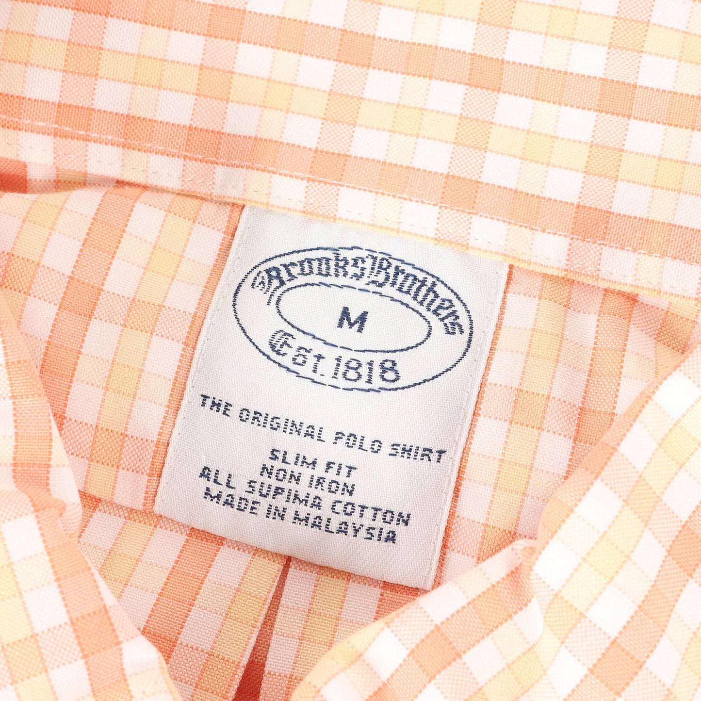 チェック ボタンダウン 半袖 ドレス シャツ / SLIM FIT