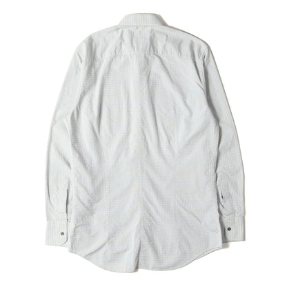 ポルカドット ジャガード フライフロント ドレスシャツ / MARTINI