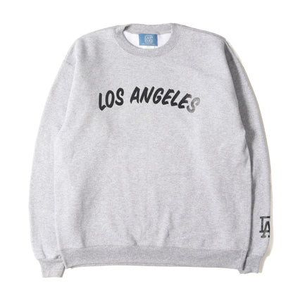 24AW ラバーロゴ スウェット (Crew Neck Sweat Los Angeles) / 裏起毛