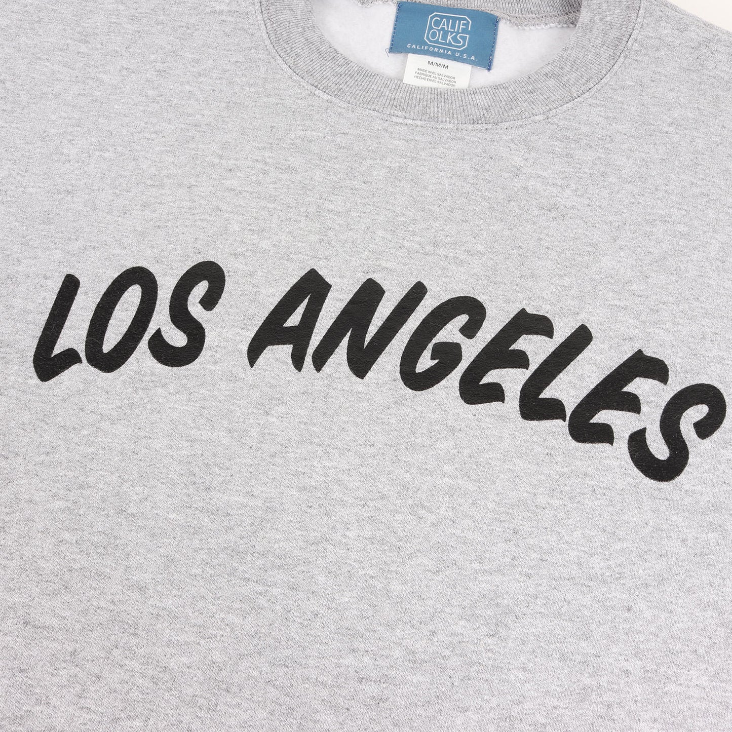 24AW ラバーロゴ スウェット (Crew Neck Sweat Los Angeles) / 裏起毛