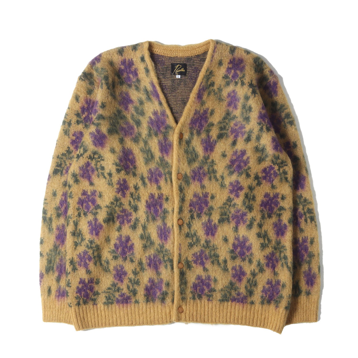 NEEDLES (ニードルズ) 23AW フラワー ジャガード モヘア カーディガン (Mohair Cardigan Flower NS282) –  ブランド古着の通販・買取 | BEEGLE by Boo-Bee