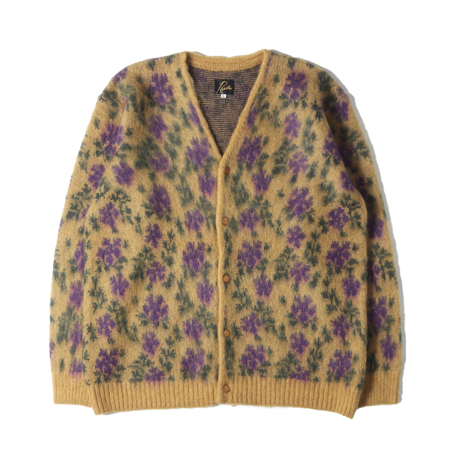 23AW フラワー ジャガード モヘア カーディガン (Mohair Cardigan Flower NS282)