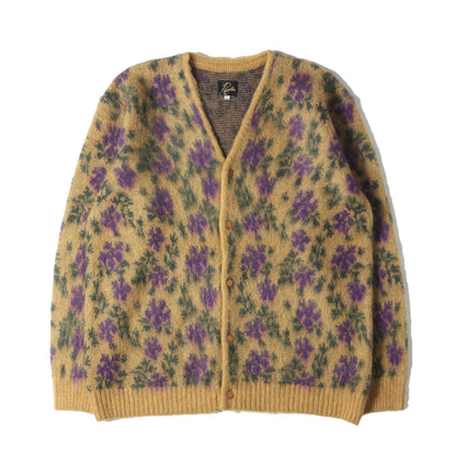 23AW フラワー ジャガード モヘア カーディガン (Mohair Cardigan Flower NS282)