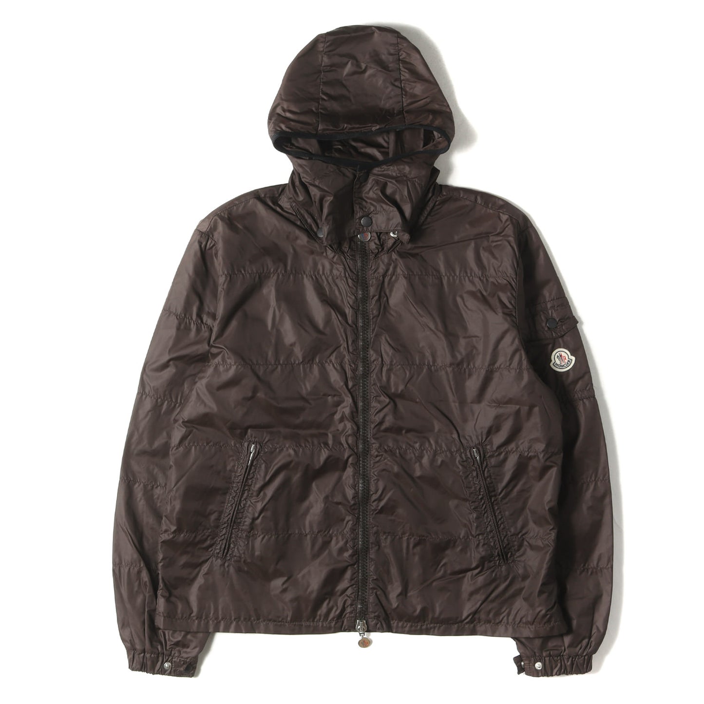 × MONCLER 取り外し可能フード ハイネック ナイロン ジャケット (WB-J012)