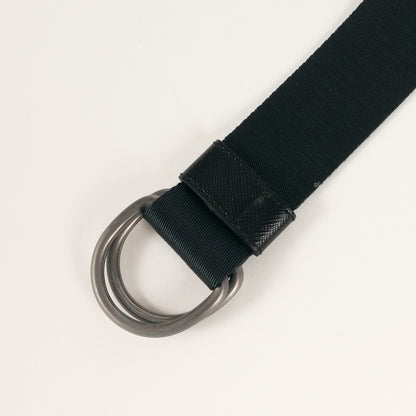 ロゴ ジャガード Dリング ベルト