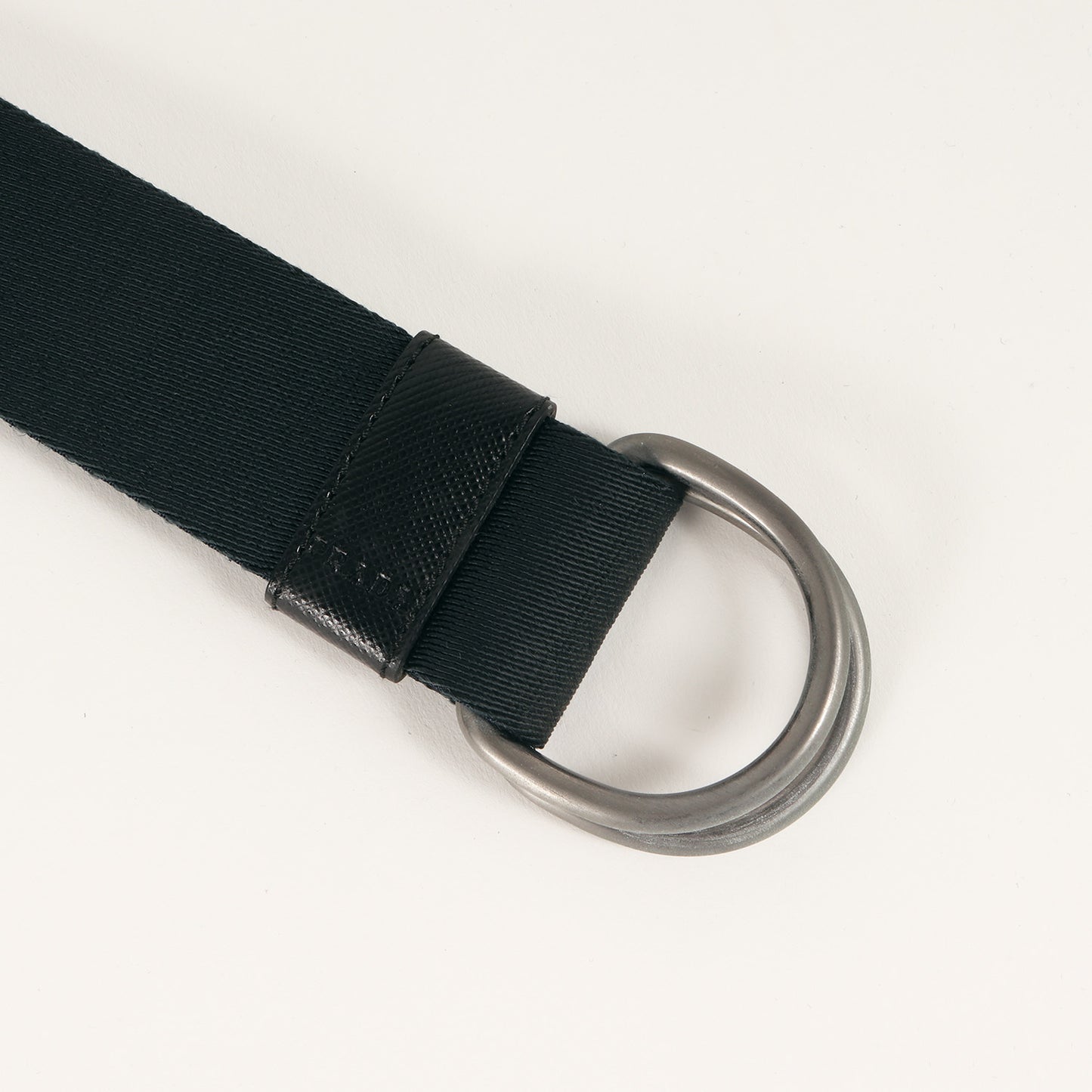 ロゴ ジャガード Dリング ベルト