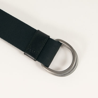 ロゴ ジャガード Dリング ベルト