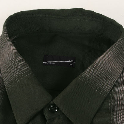 オンブレチェック モダールツイル ロング シャツ (MODAL TWILL OMBRE CHECK LONG SHIRT 2219-133)