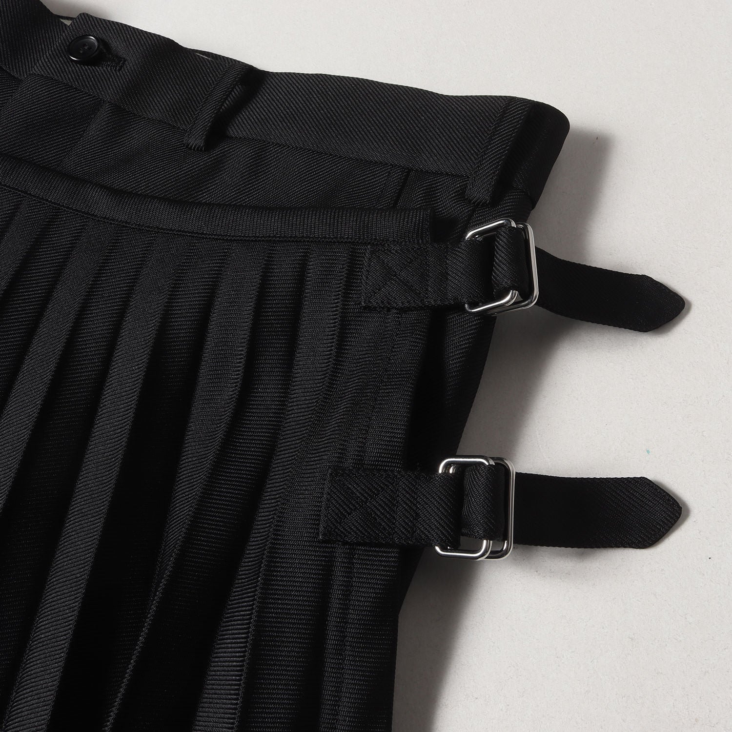 コムデギャルソンオムプリュスドッキングスカートパンツ黒LウールPM-P078 COMME des GARCONS HOMME PLUS (コムデギャルソン オムプリュス