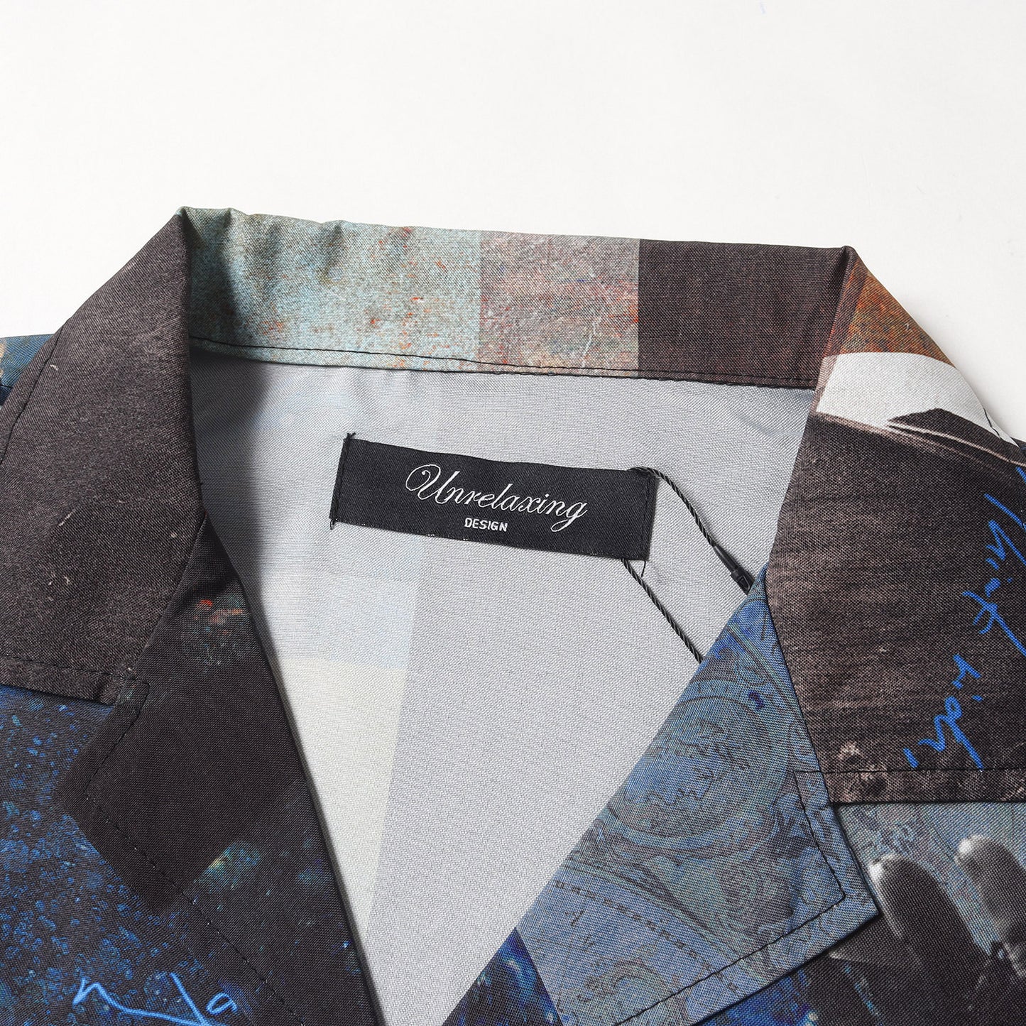 ビッグシルエット 総柄 開襟 アロハ シャツ (UR-527)